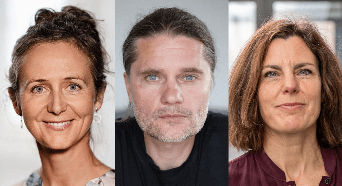 Eline Lorenzen, Anders Johannes Hansen og Charlotte Reinhard Bjørnvad.