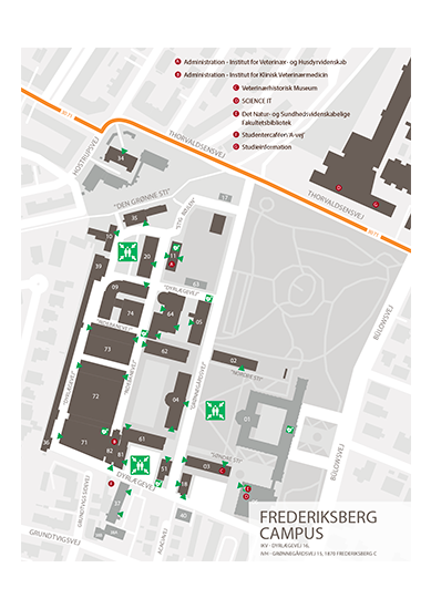 Map - Frederiksberg Campus
